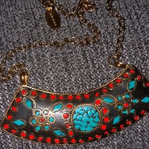 Tanjore Handmade India Bibb Necklac